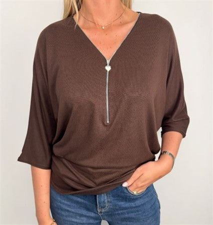 CARAMELLE TOP CHOCO HJÄRTZIP 25645/214