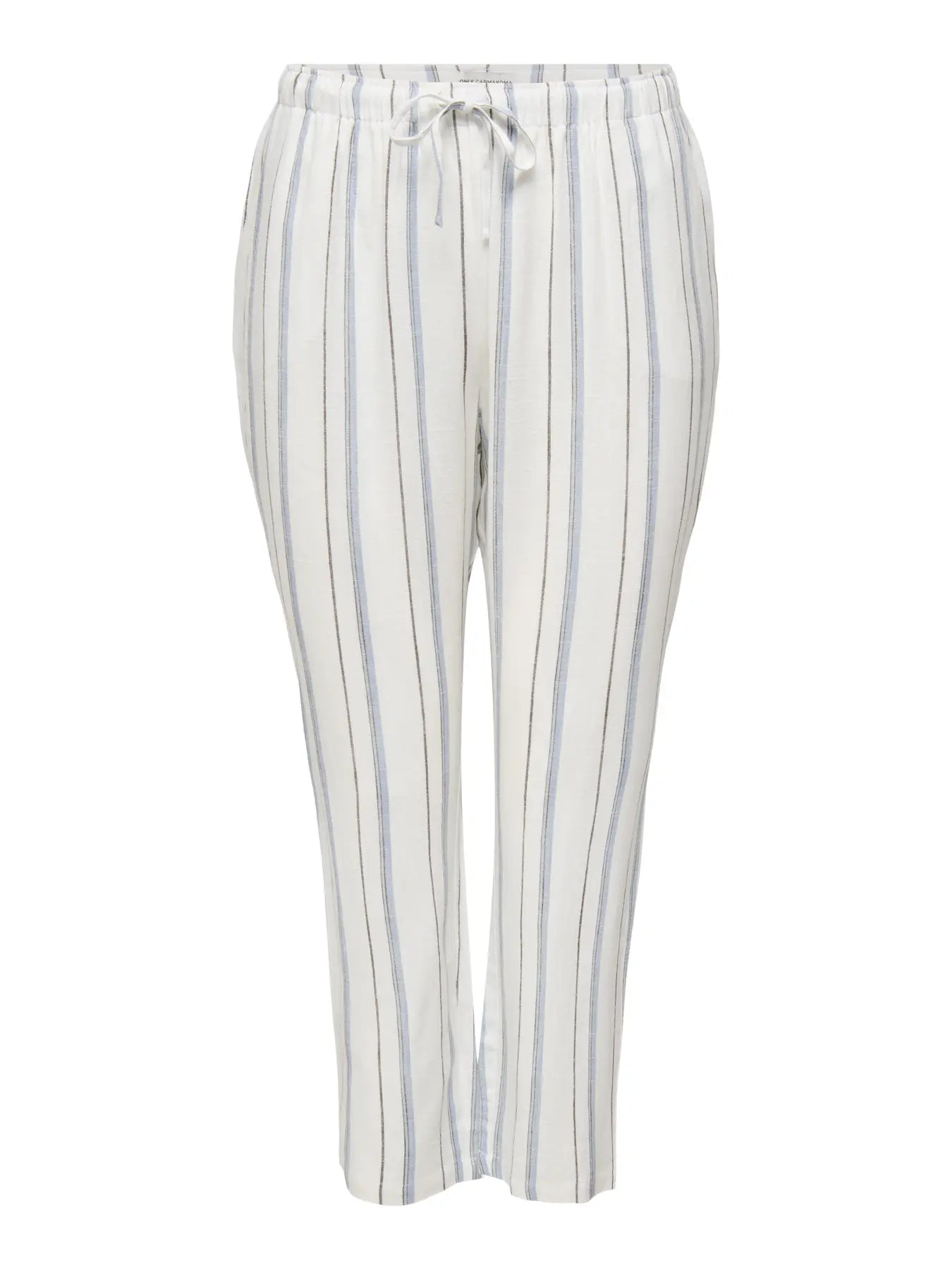 CARMAKOMA SIESTA Pull-Up Byxor Randiga Cloud Blue / Cloud Dancer