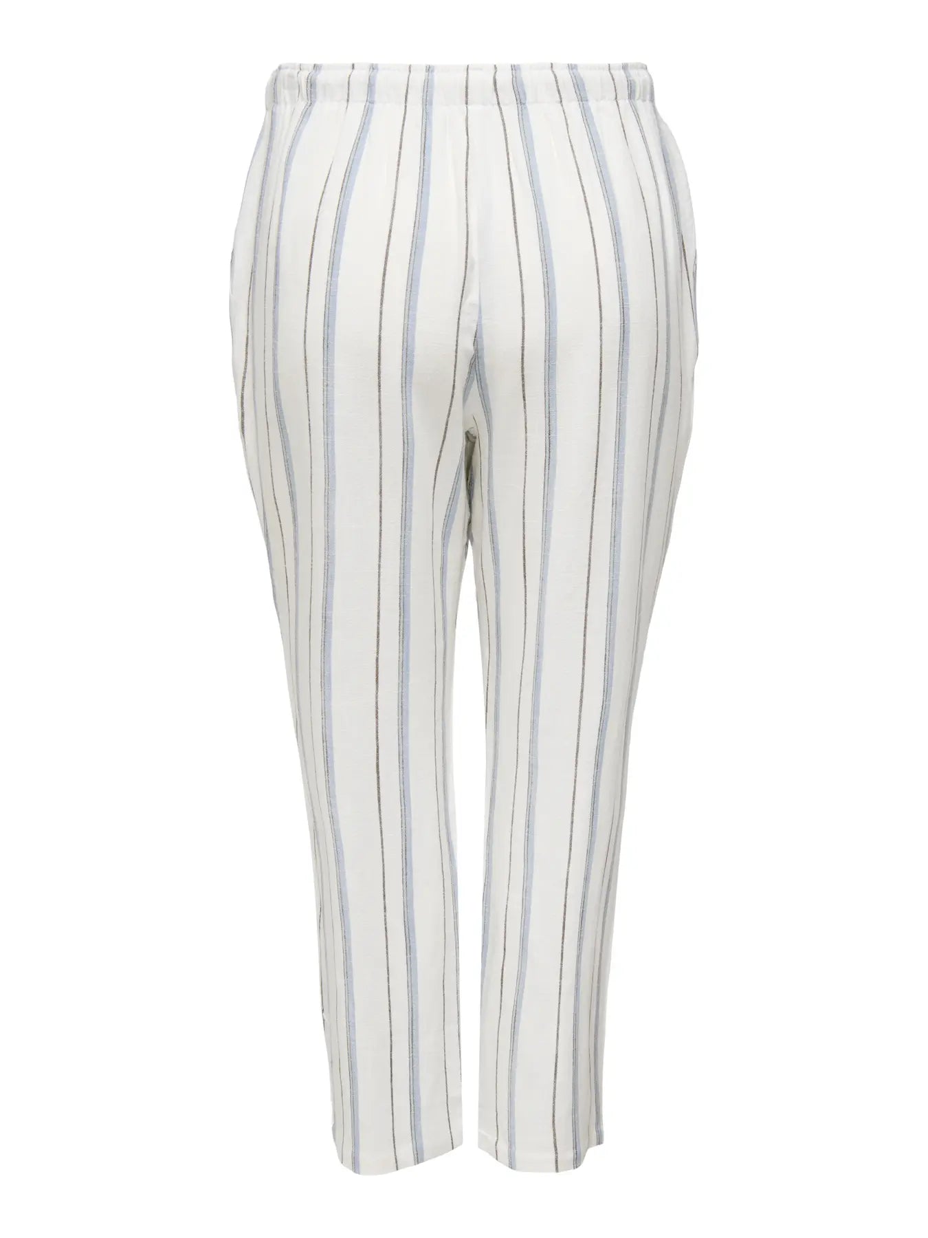 CARMAKOMA SIESTA Pull-Up Byxor Randiga Cloud Blue / Cloud Dancer
