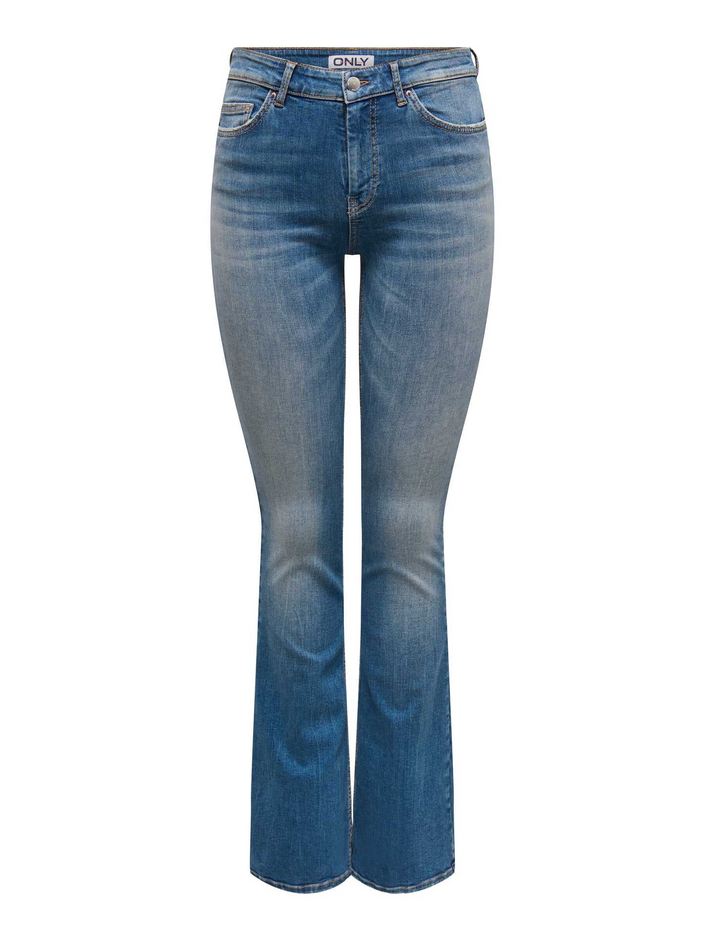 ONLY Jeans BLUSH Utsvängd passform Medelhög midja
