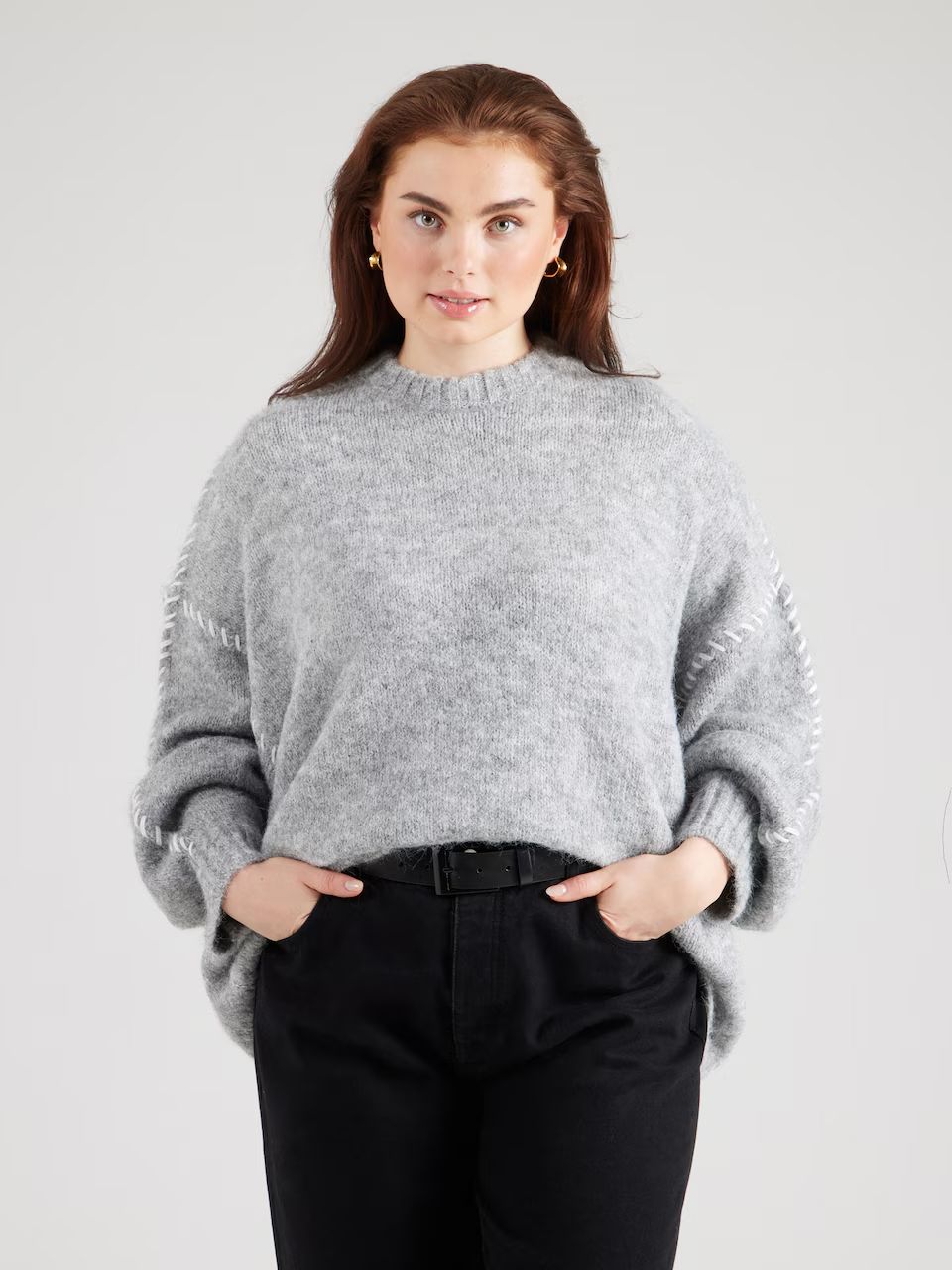 CARMAKOMA ZOLINA Pullover Grå