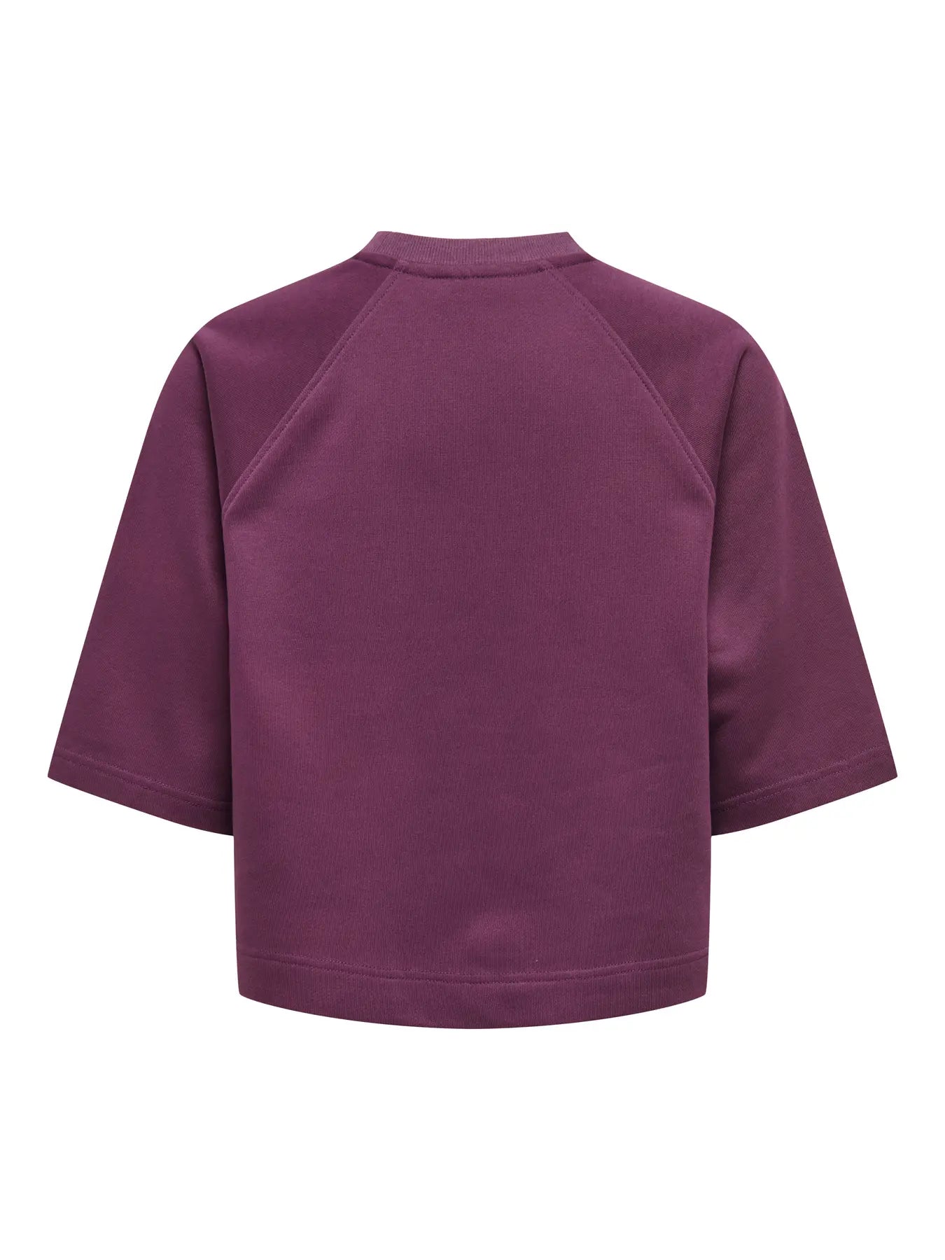 ONLY DASIE 2/4 O-neck, raglan T-shirt Mauve Wine