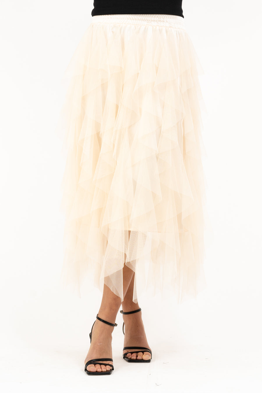 Capri Collection CLARA Tyllkjol Champagne