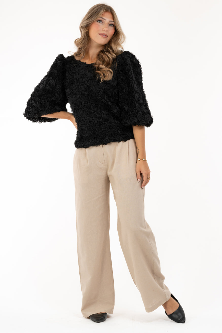 Capri Collection EDITH Blus Svart