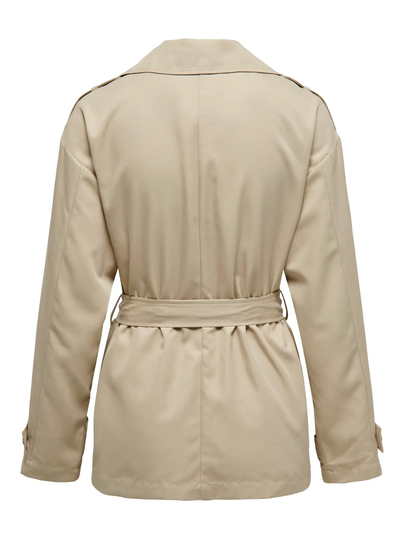 ONLY LINE Kort Trenchcoat Humus