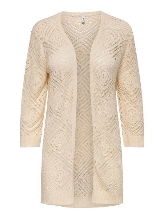 ONLY WISTY Öppen Kofta Beige / Ecru