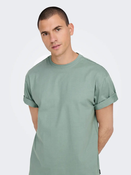 ONLY & SONS FRED T-shirt Chinois Green