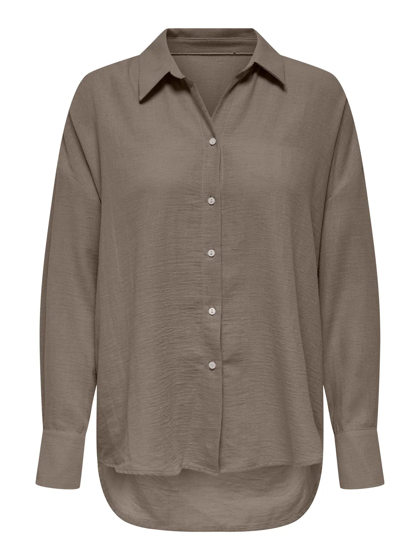ONLY BOLZANO Oversize Shirt Walnut