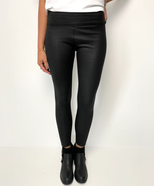 CARAMELLE CROCO Leggings Svart