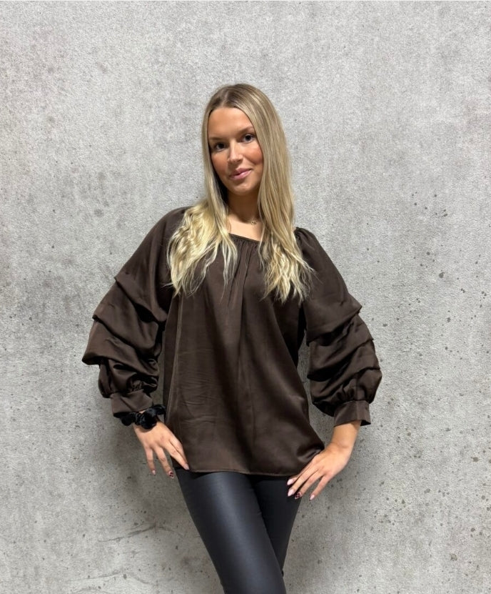 Jörlevik Viola topp Espresso