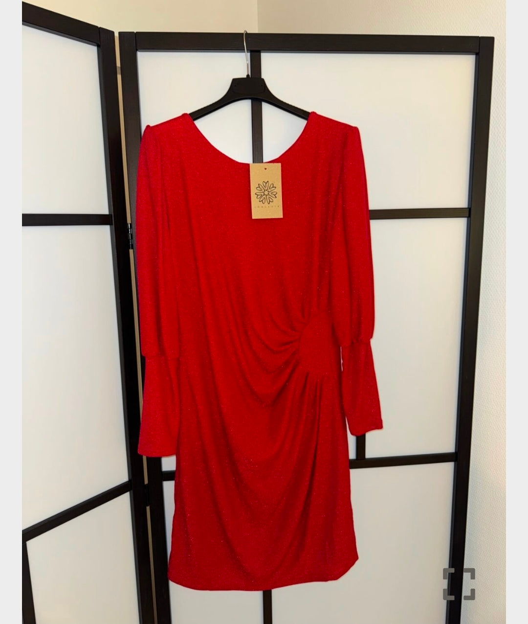 JÖRLEVIK LUNA Klänning Julröd