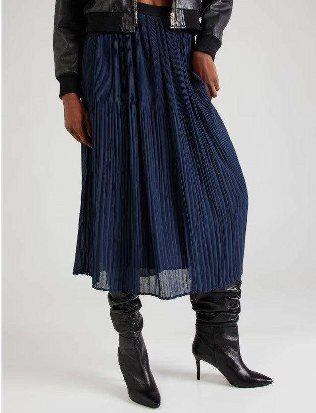 SOFT REBELS CORINA Veckad kjol Light Blue
