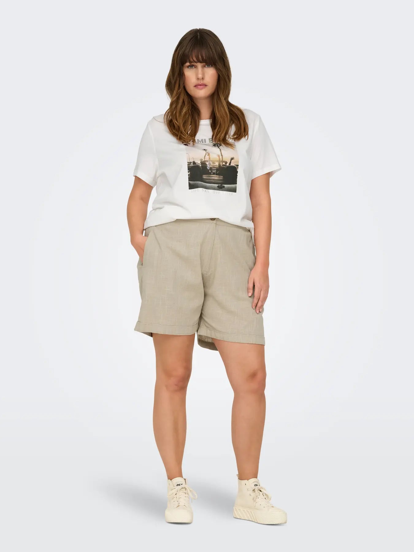 CARMAKOMA COCO Shorts Feather Gray