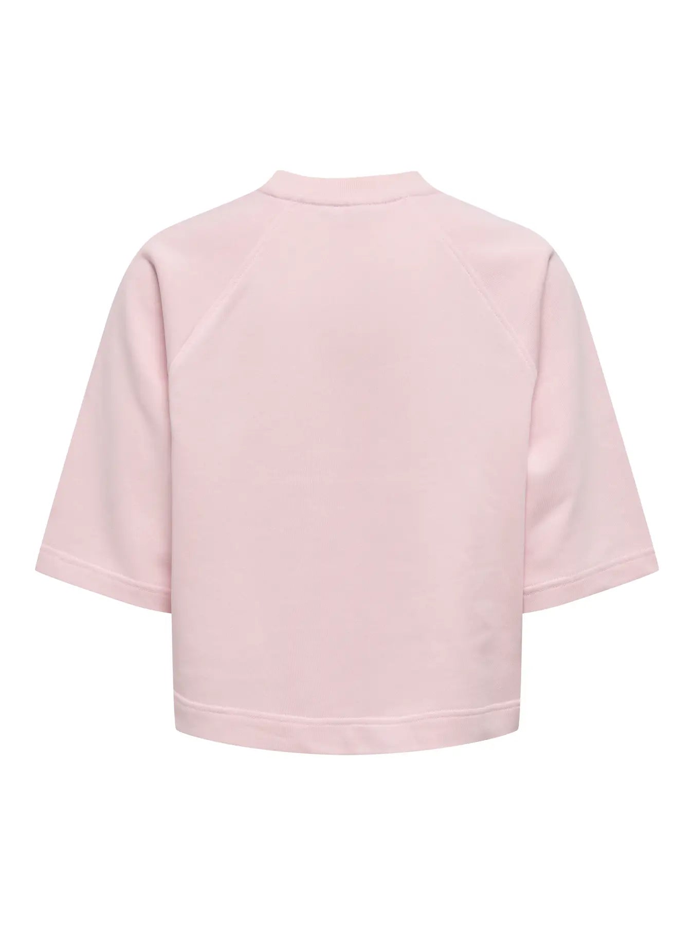 ONLY DASIE 2/4 O-neck, raglan T-shirt Chalk Pink