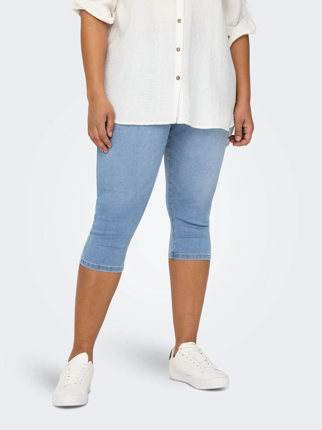 CARMAKOMA AUGUSTA Shorts Hög midja Skinny Fit