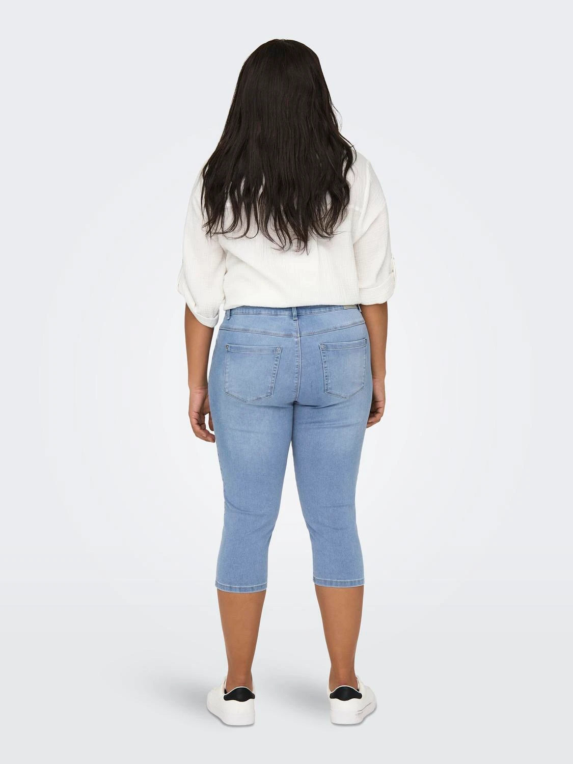 CARMAKOMA AUGUSTA Shorts Hög midja Skinny Fit