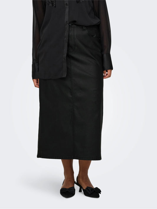 CARMAKOMA AUGUSTA Midikjol Svart