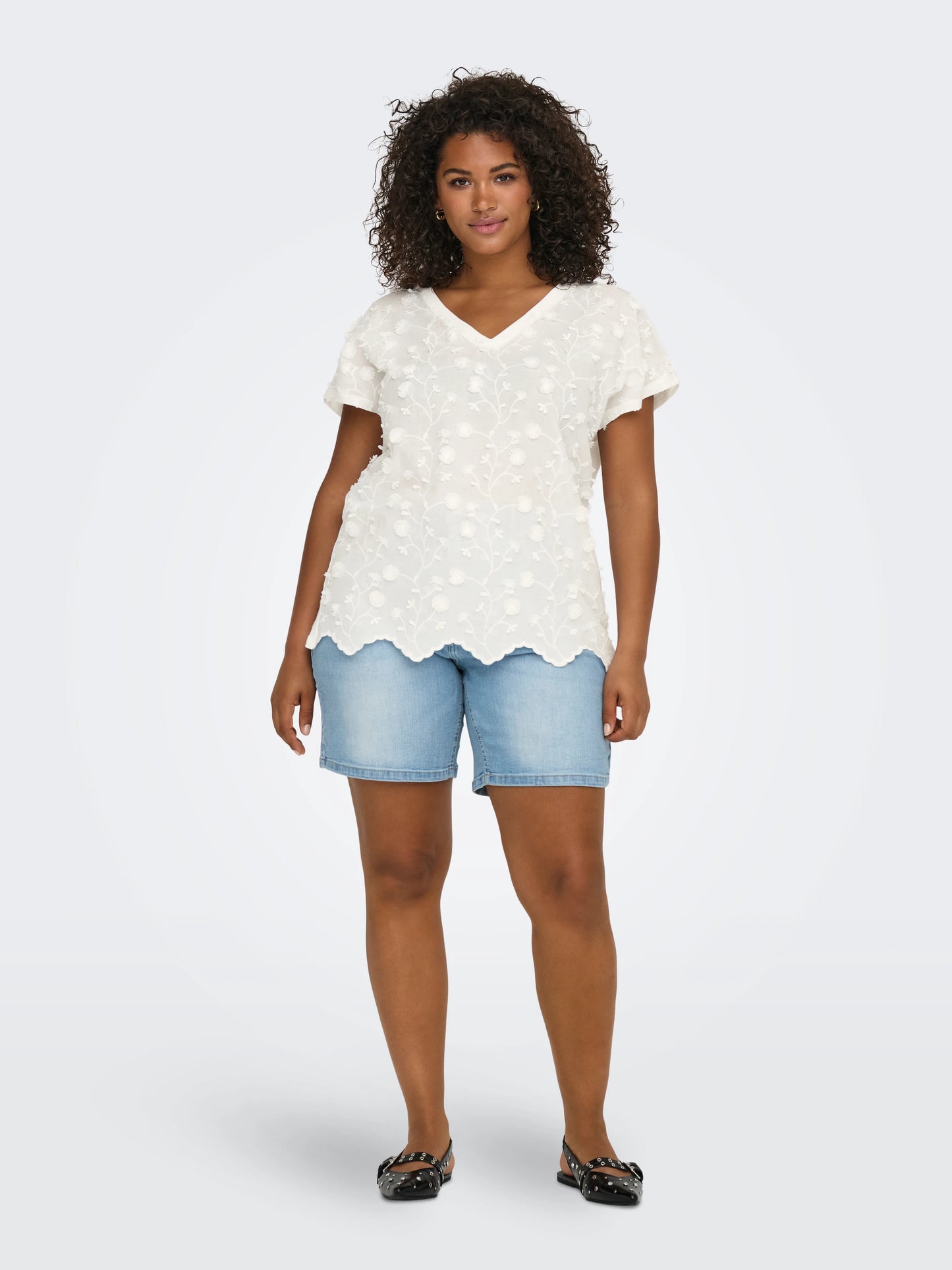 CARMAKOMA LULU Topp Vit / Cloud Dancer