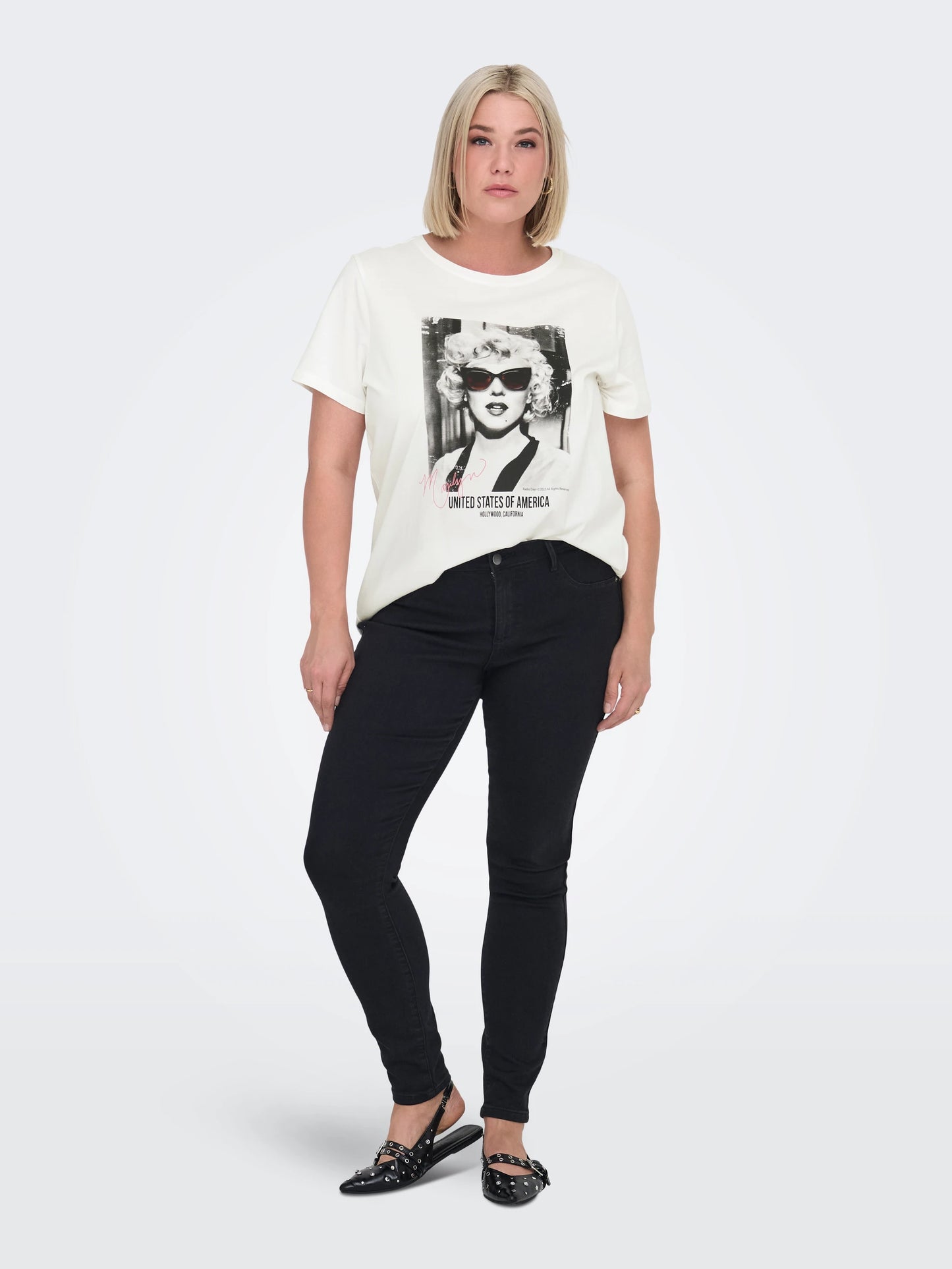 CARMAKOMA NEW MARILYN T-shirt Vit