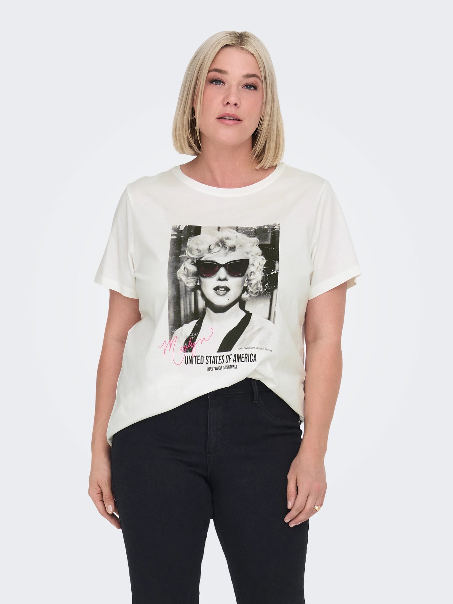 CARMAKOMA NEW MARILYN T-shirt Vit