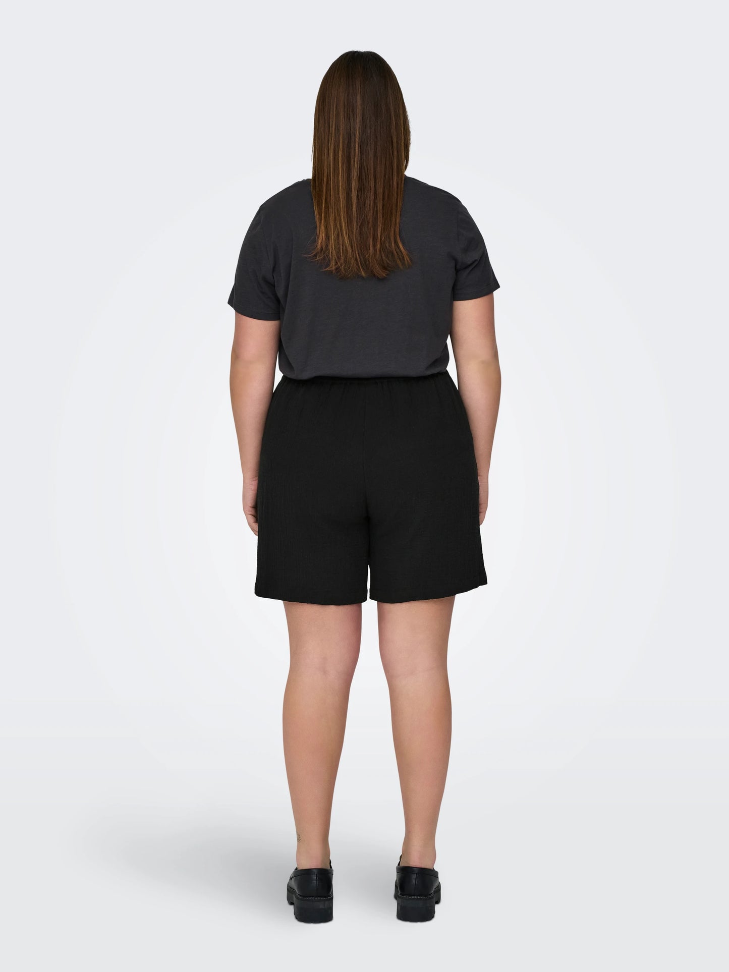 CARMAKOMA THYRA Shorts Hög midja Normal passform Svart