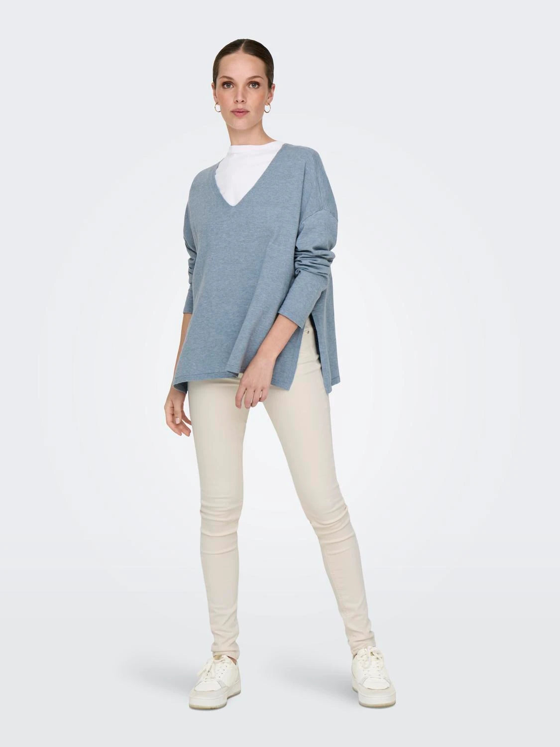 ONLY AMALIO Stickad tröja Turkos /Winward blue