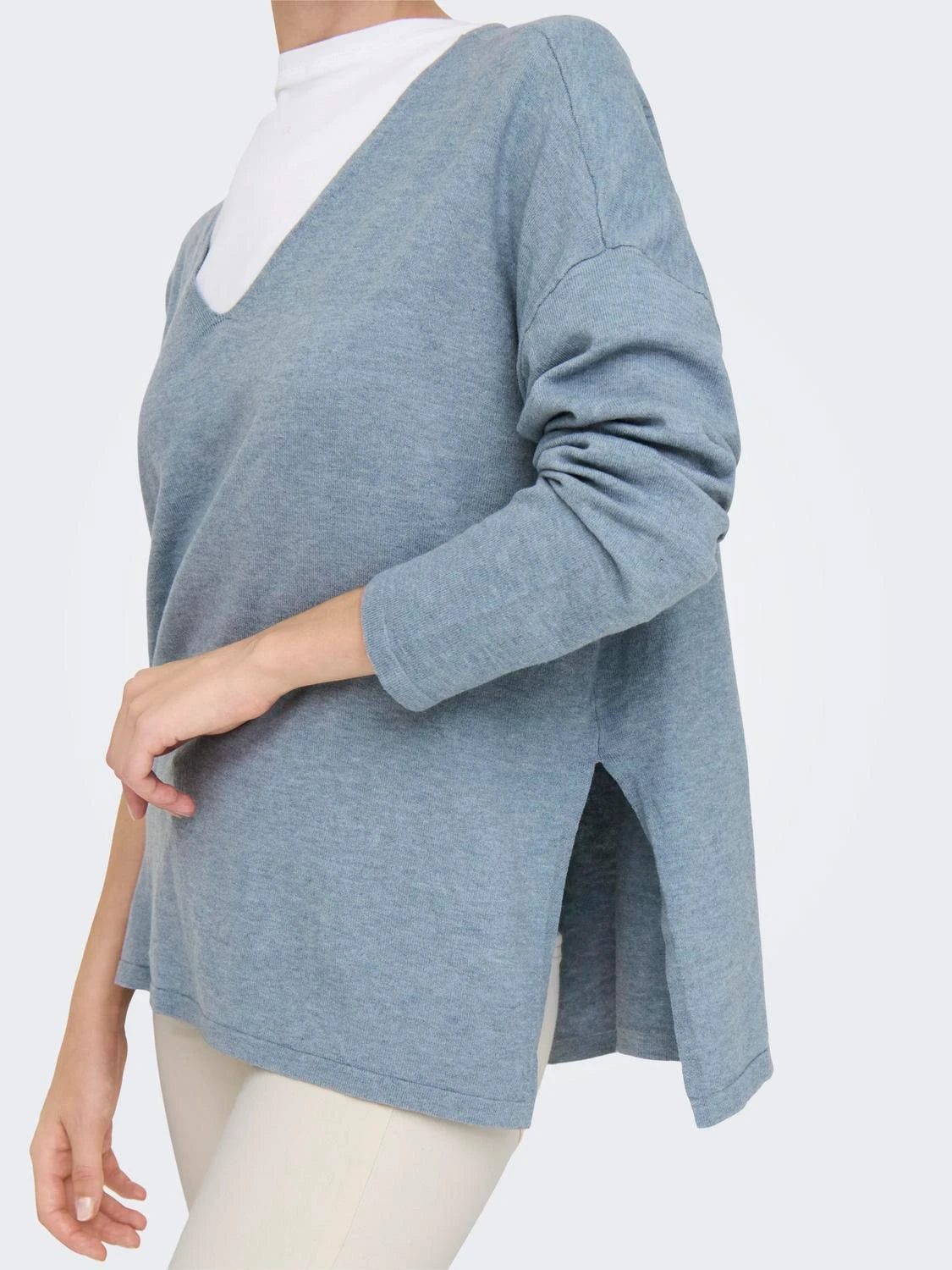 ONLY AMALIO Stickad tröja Turkos /Winward blue