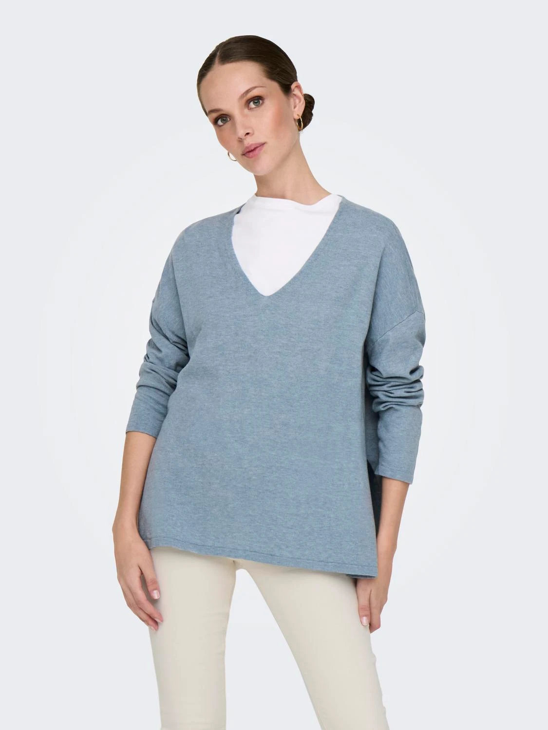 ONLY AMALIO Stickad tröja Turkos /Winward blue
