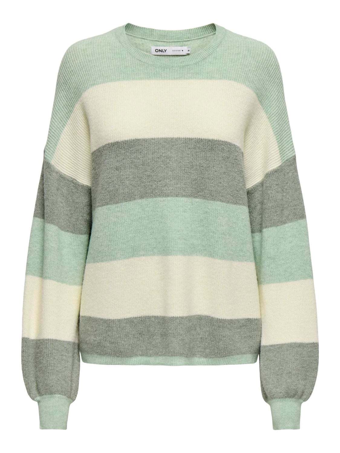 ONLY ATIA Stickad tröja Silt Green