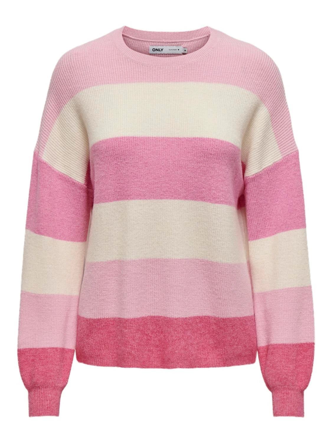 ONLY ATIA Stickad tröja Pink Lady