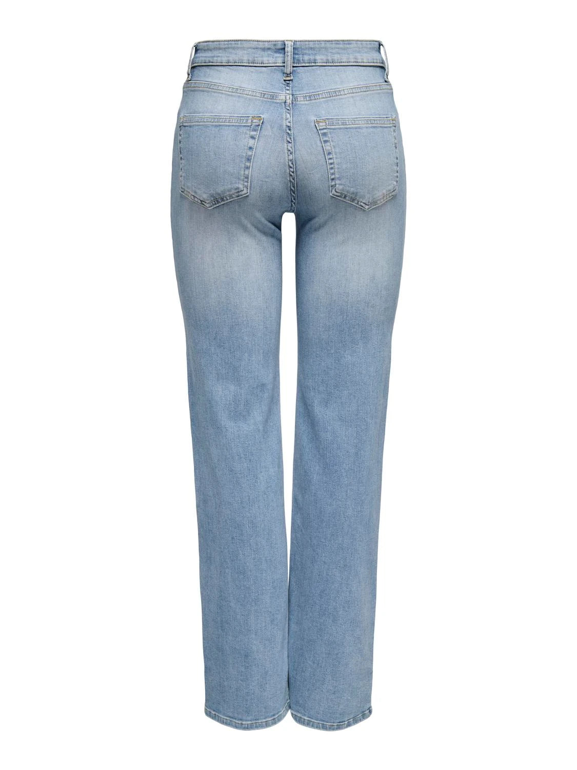 ONLY jeans BLUSH Rak passform Medelhög midja