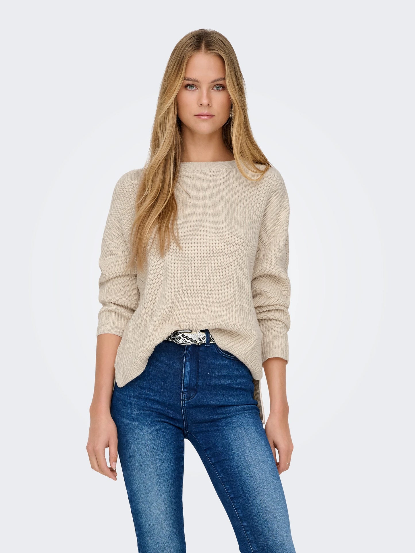 ONLY LUNA Pullover Beige