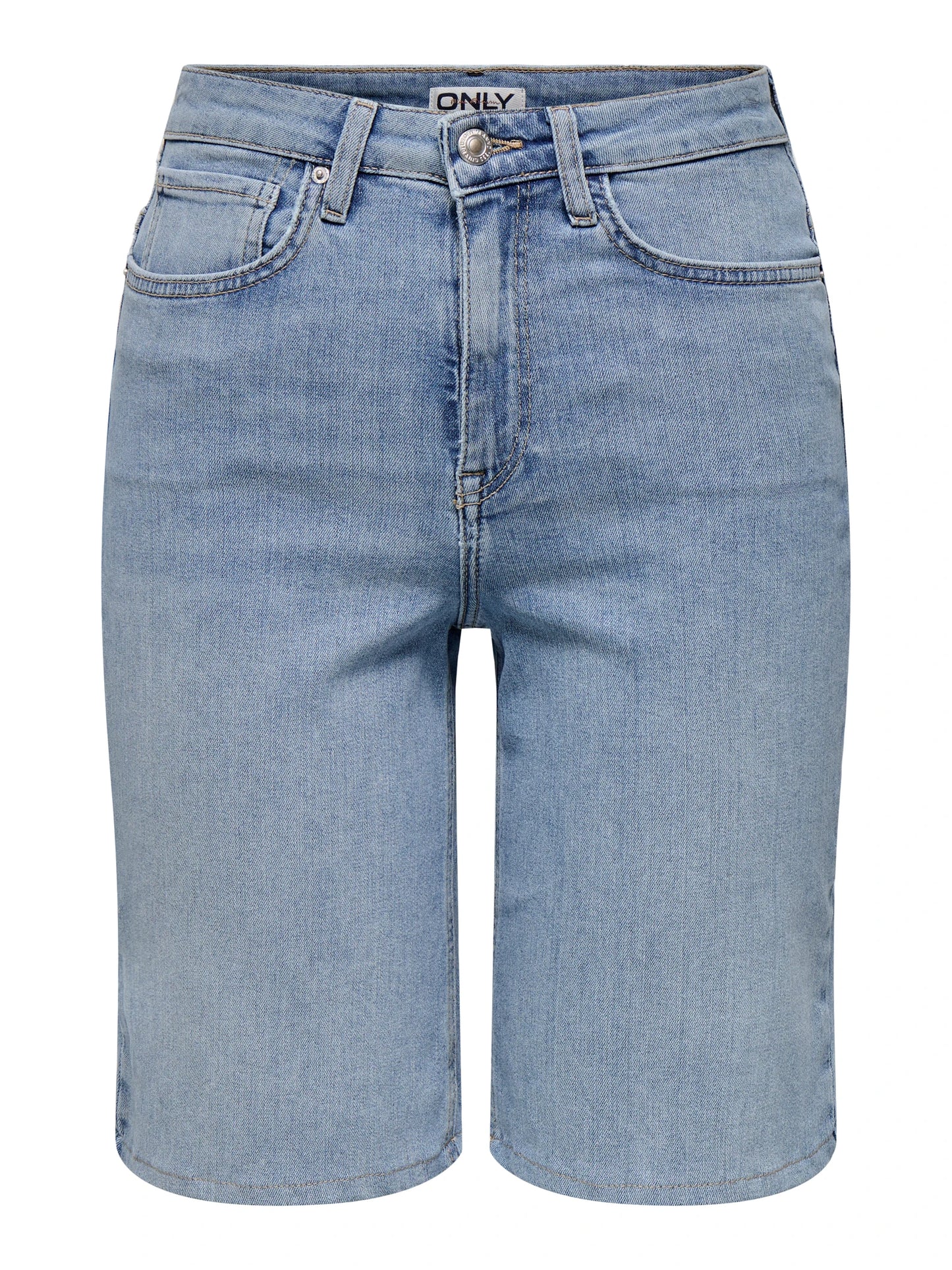 ONLY MADISON Denimshorts Hög midja Normal passform Blått / Light Blue Denim