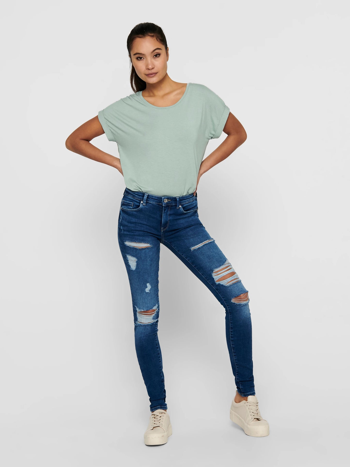ONLY MOSTER Topp Grönt / Jadeite