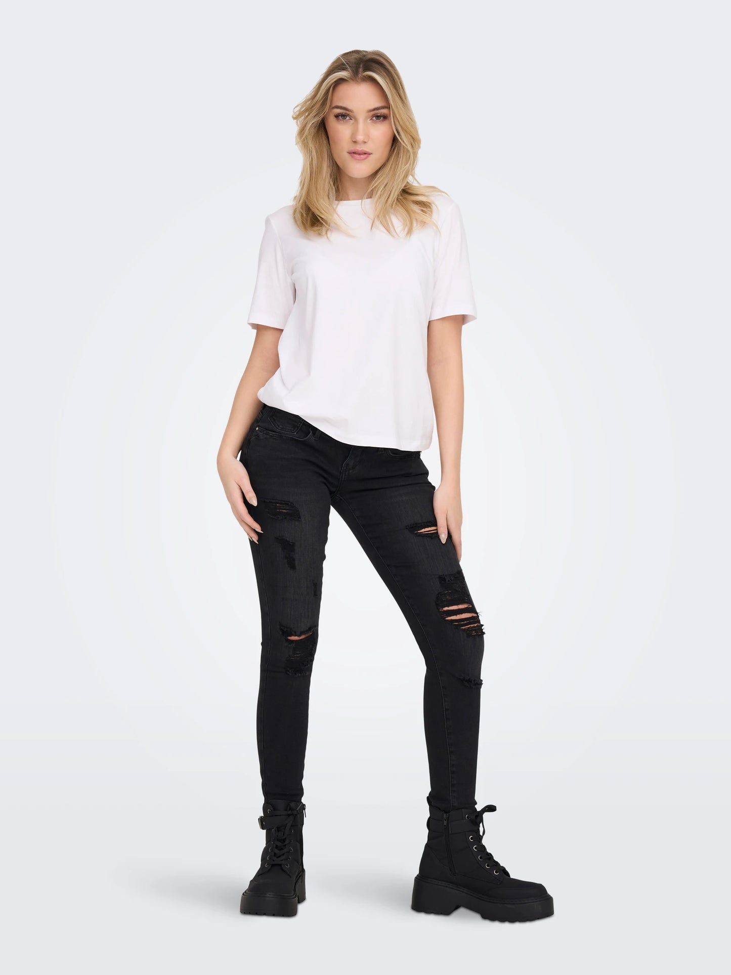 ONLY T-shirt Vit