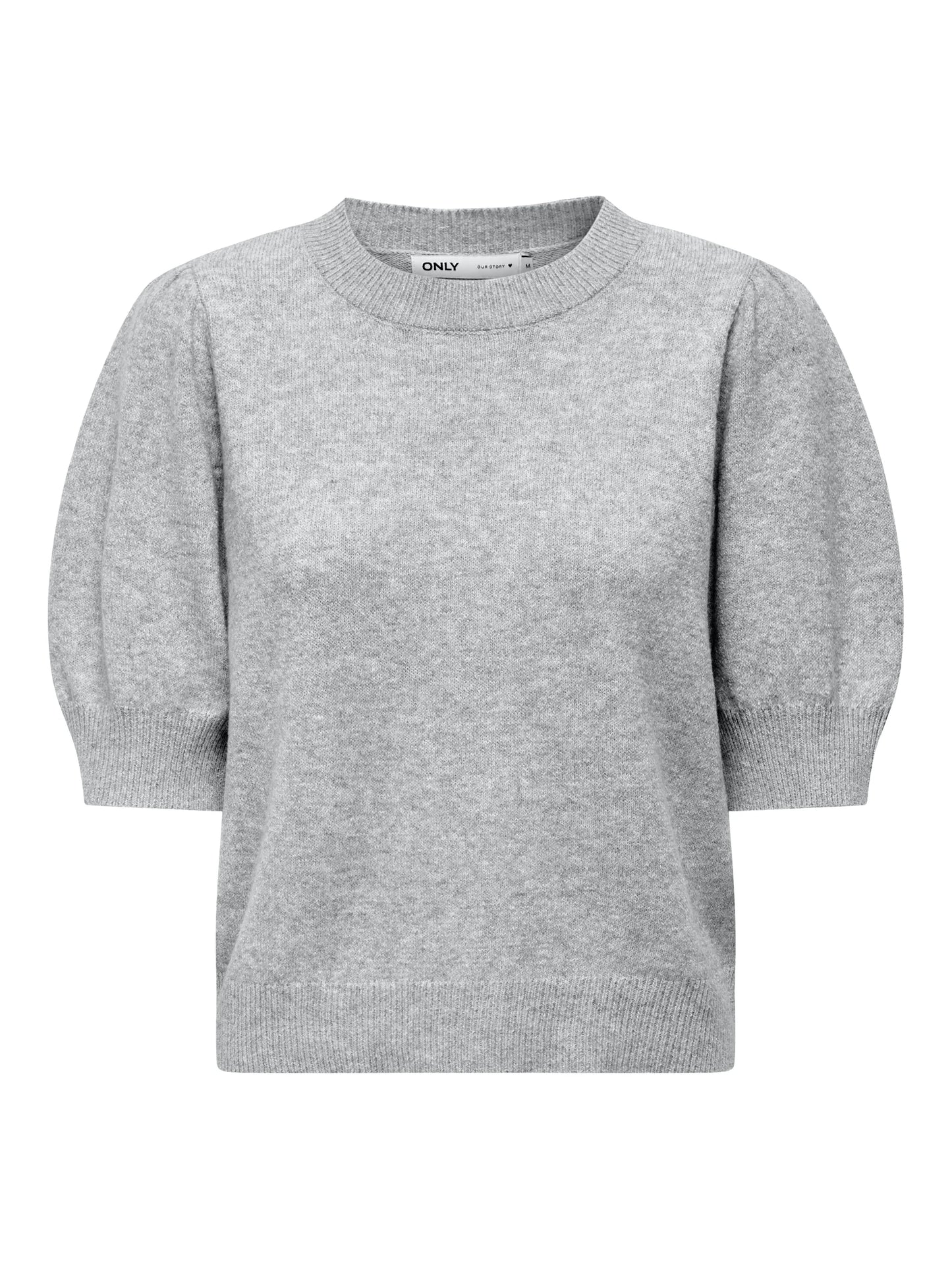 ONLY RICA Stickad tröja Light Grey Melange