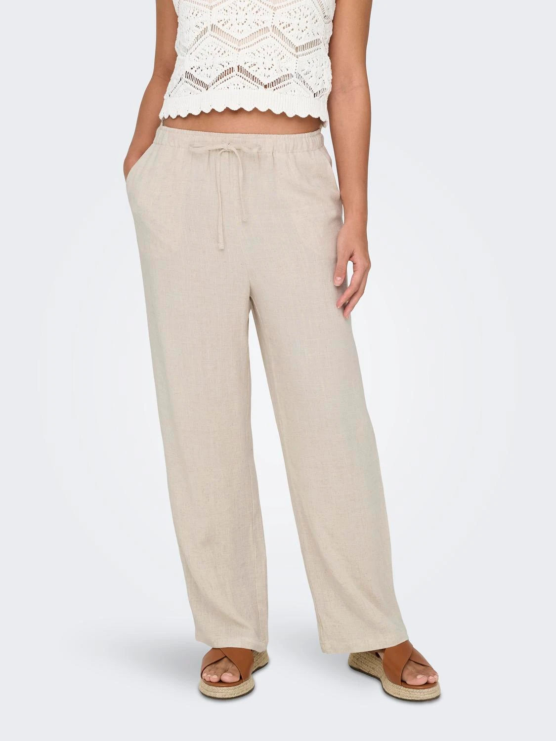 ONLY SIESTA Byxa Pull-up Lin Moonbeam