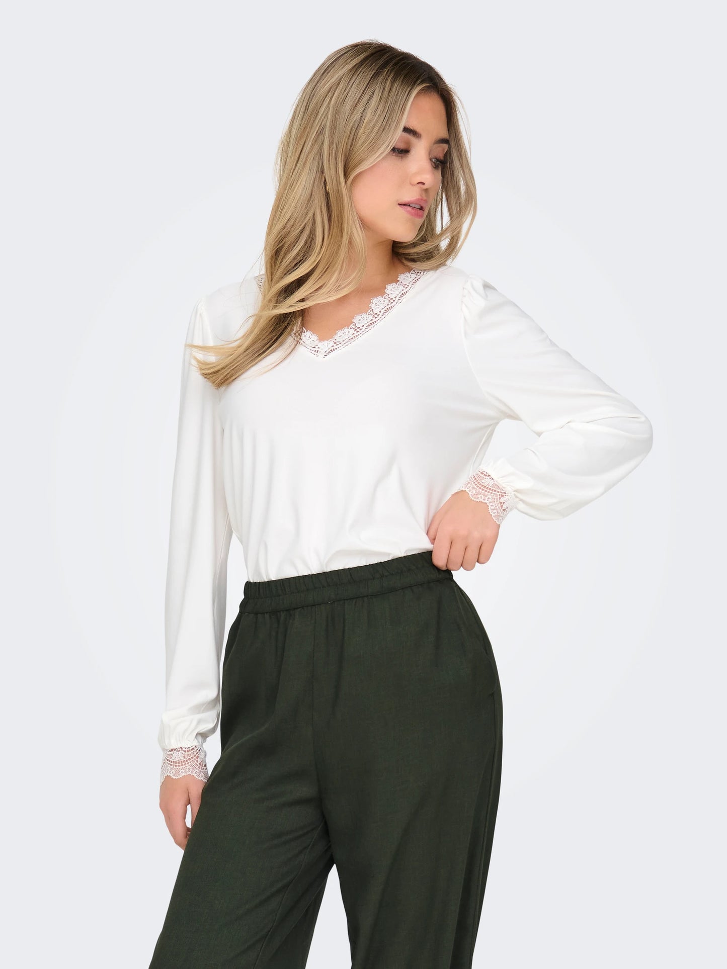 ONLY SILJA Topp Vit