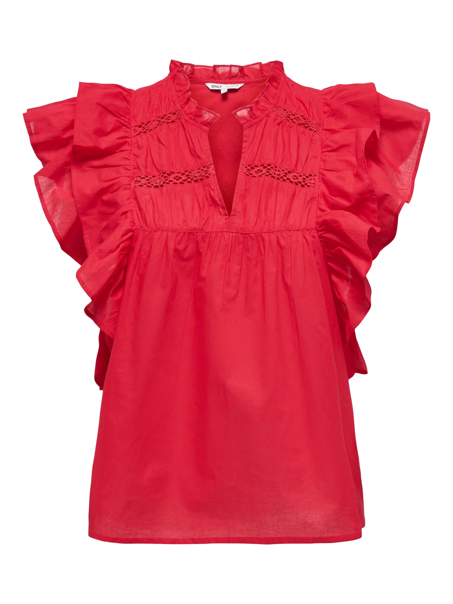 ONLY SUNNY Topp High Risk Red