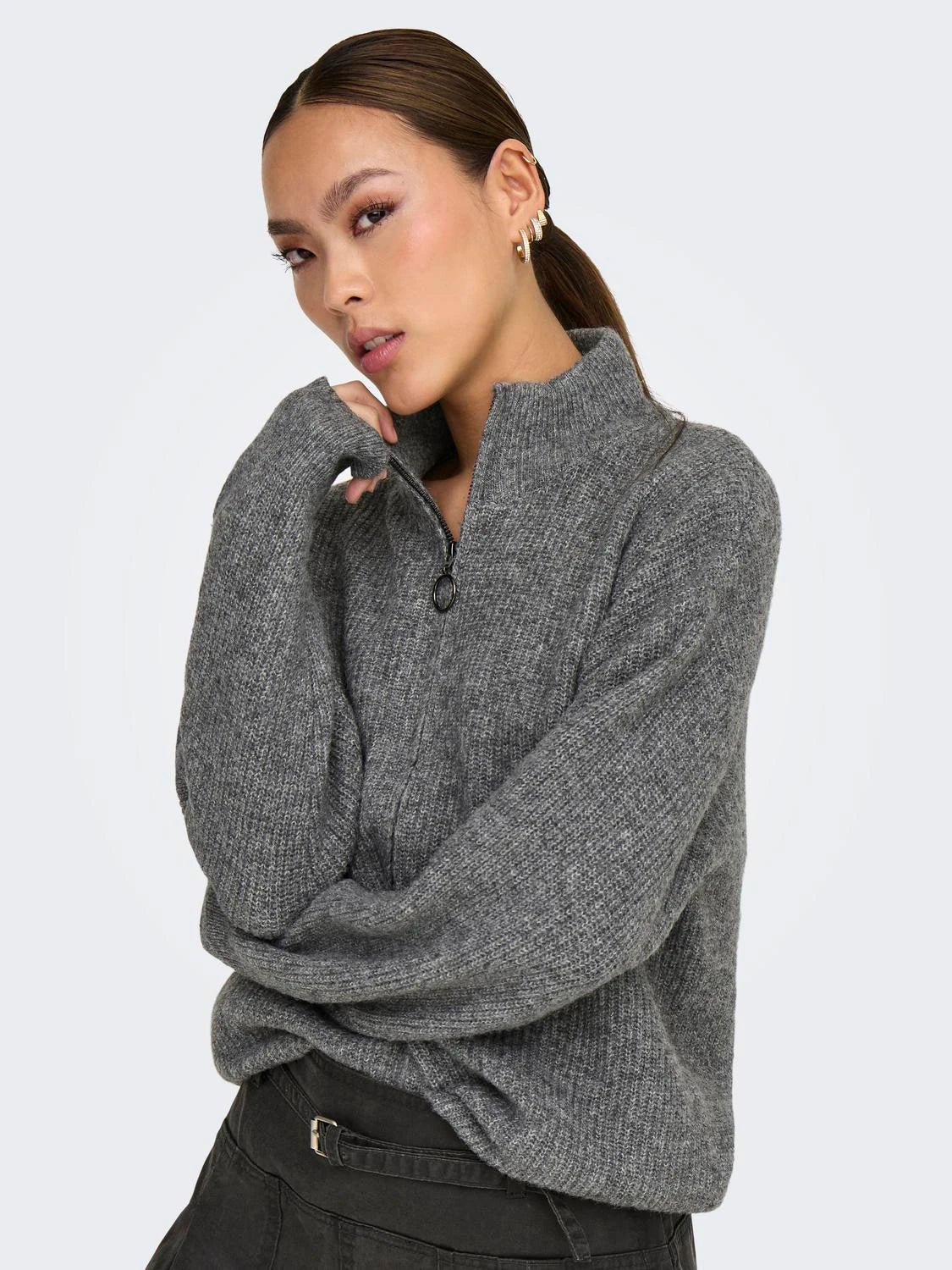 ONLY TOKYO Kofta Grått / Dark Grey Melange