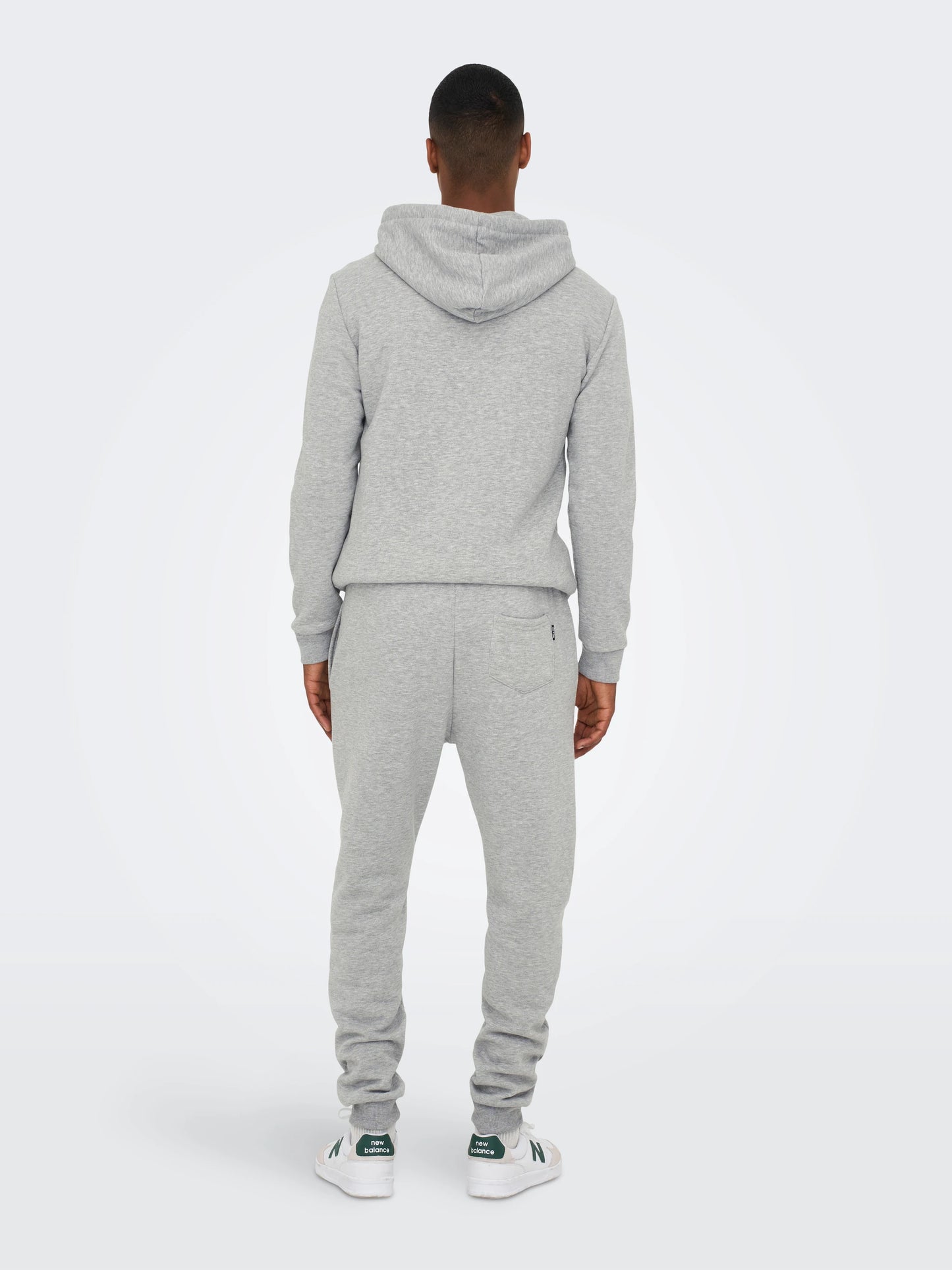 ONLY & SONS CERES Sweatpants Light Grey Melange Normal passform