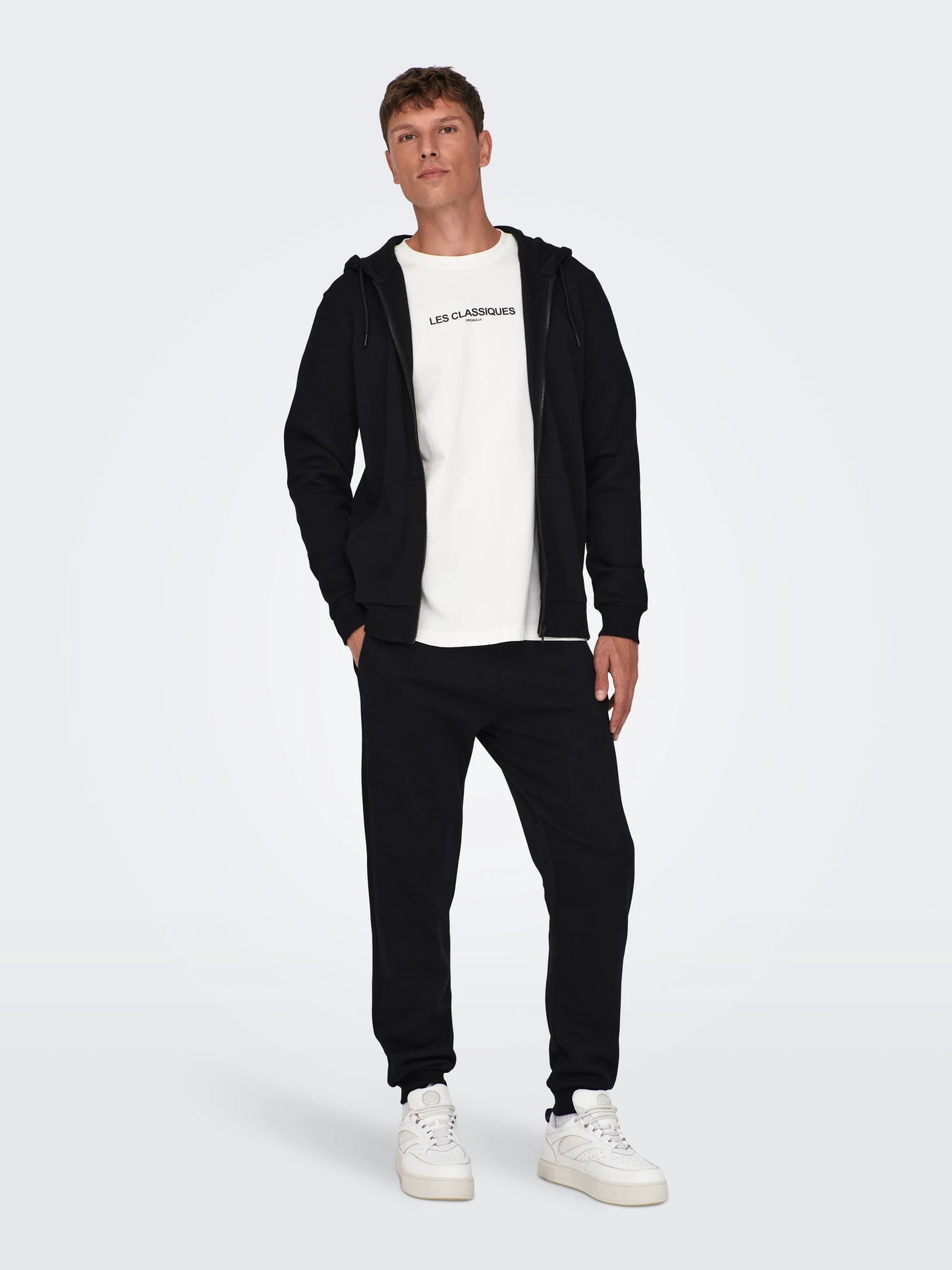 ONLY & SONS CERES Zip Hoodie Svart