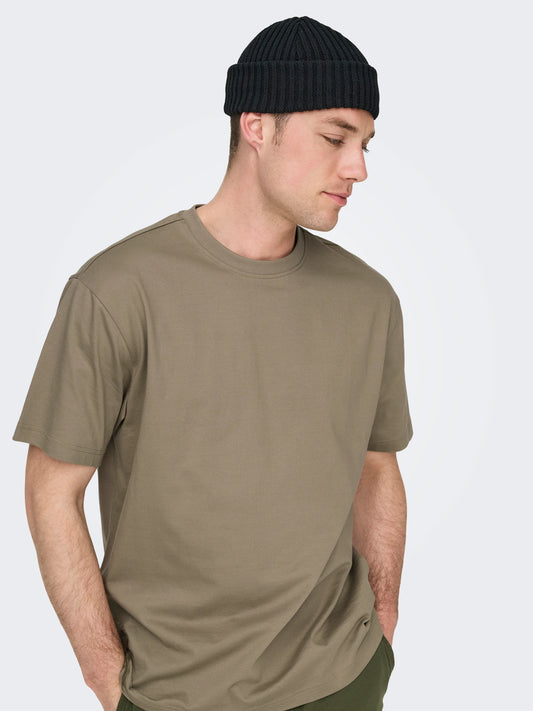 ONLY & SONS FRED T-shirt Desert taupe