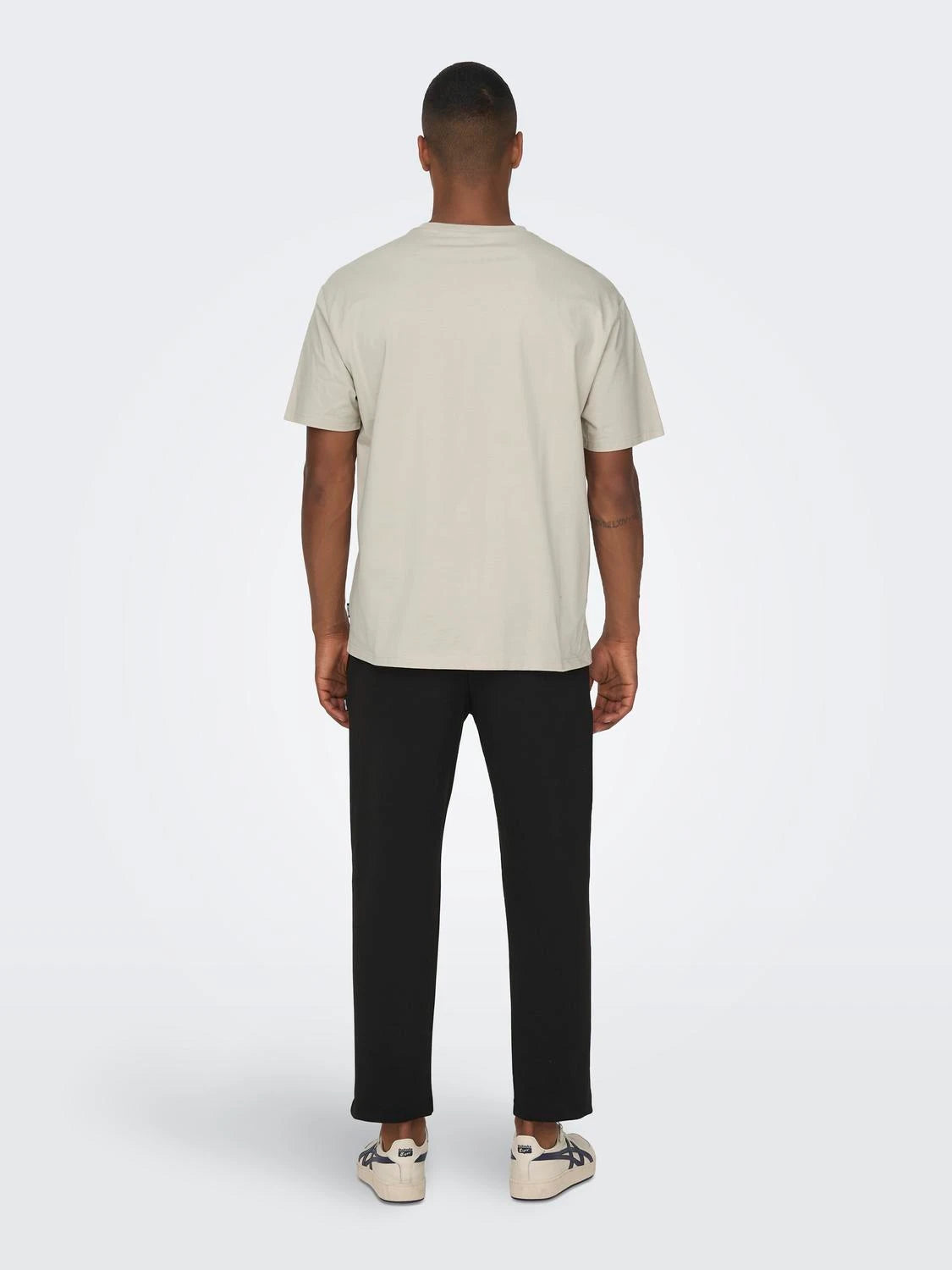 ONLY & SONS FRED T-shirt Beige/Silver Lining