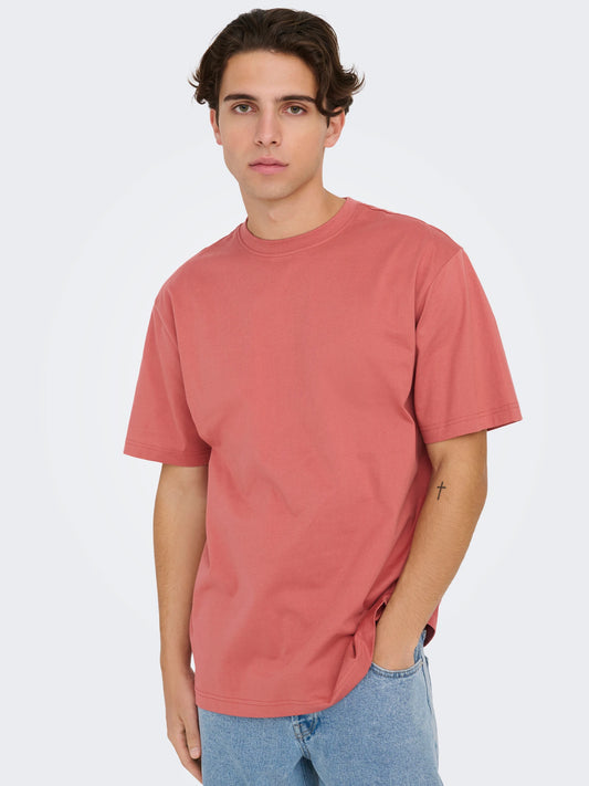 ONLY & SONS FRED T-shirt Dusty Cedar