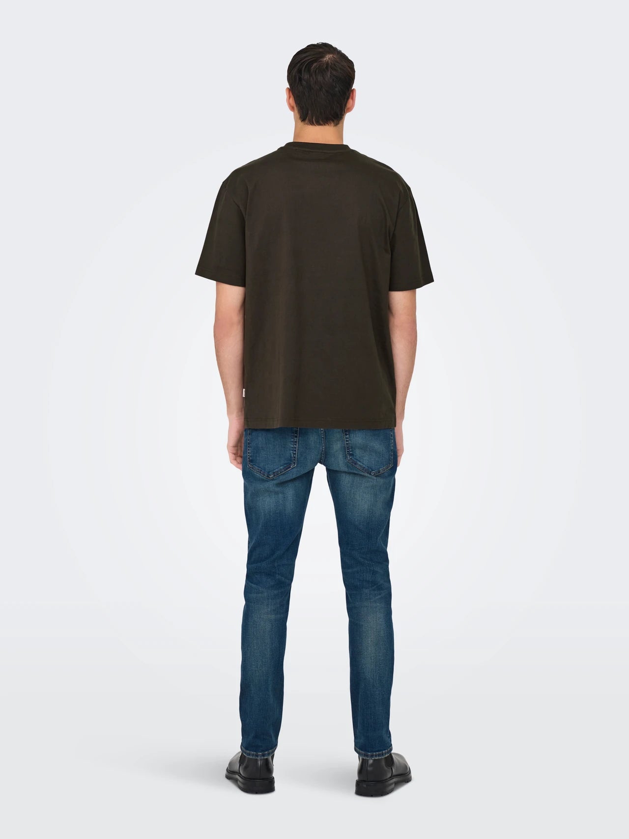 ONLY & SONS FRED 22022532 T-Shirt Brun/Mulch