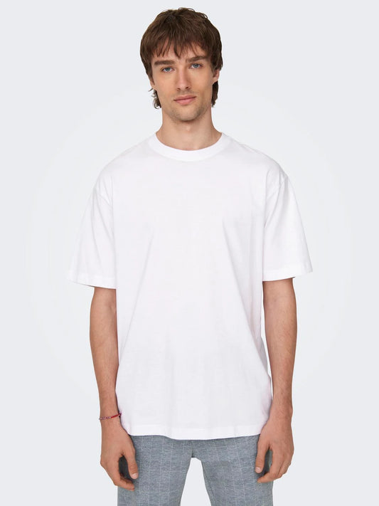 ONLY & SONS FRED T-shirt Vit