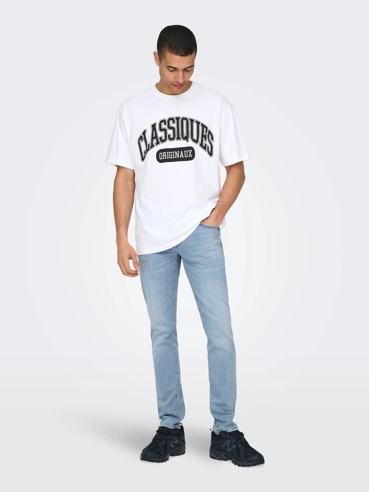 ONLY & SONS LOOM Låg midja Slim Fit Jeans