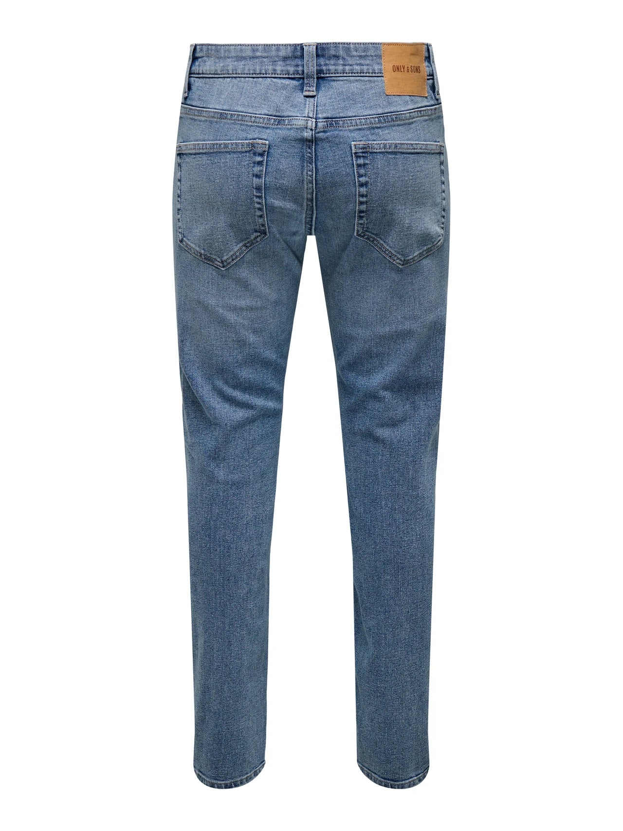ONLY & SOONS LOOM Jeans Light Blue Denim Låg midja Normal passform