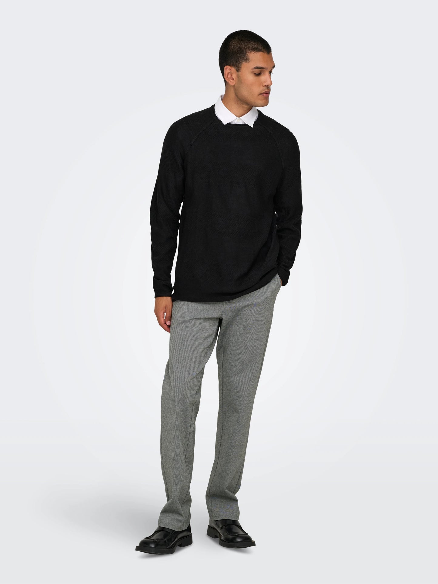 ONLY & SONS MARK Chinos Normal passform Medium Grey Melange